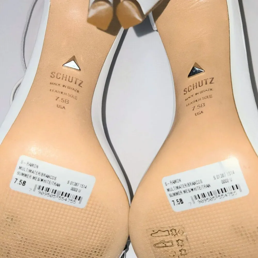 SCHUTZ sandals white